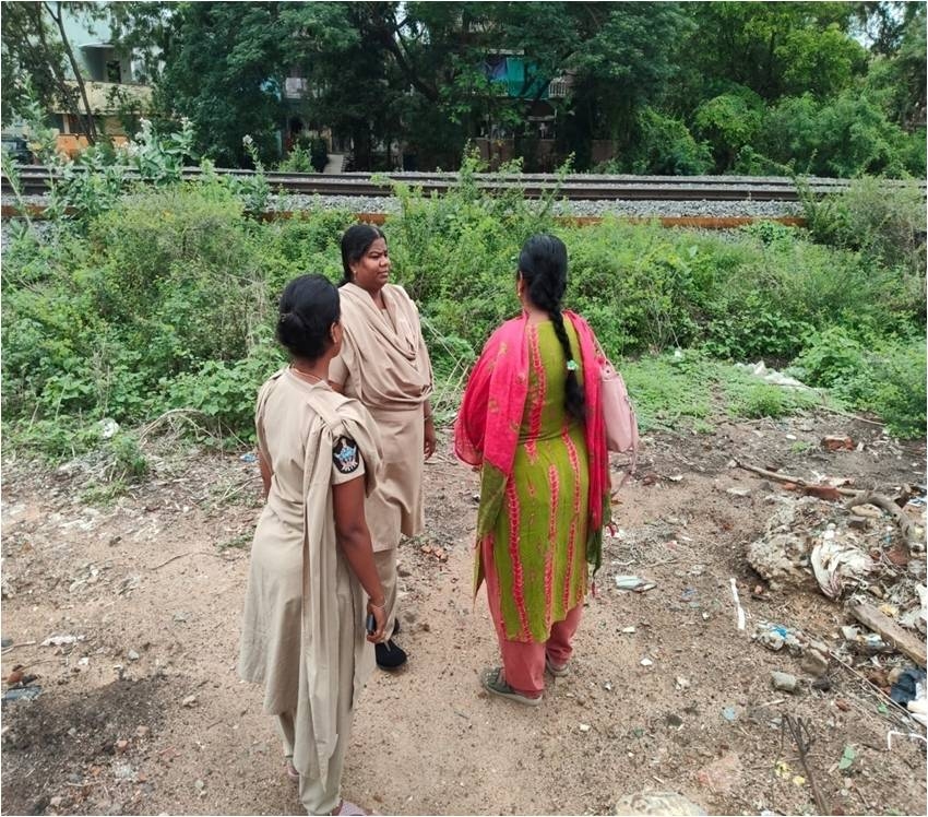 Shakthi team saved a women life